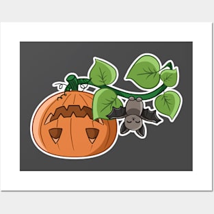 Bat's Jack O Lantern Posters and Art